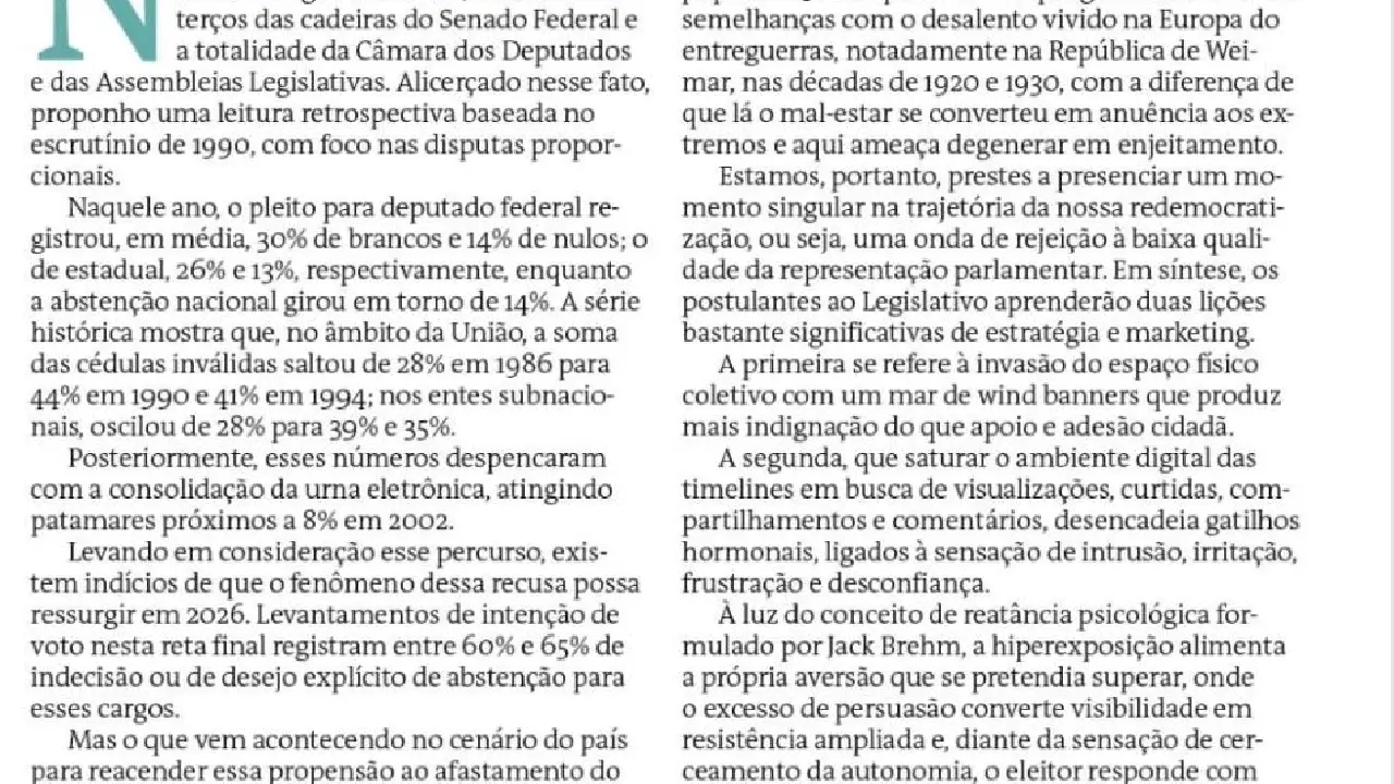 Eleição do Desassossego