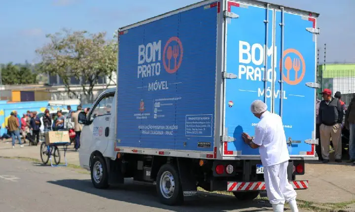Governo de SP entrega nova unidade do Bom Prato Móvel para Santo André