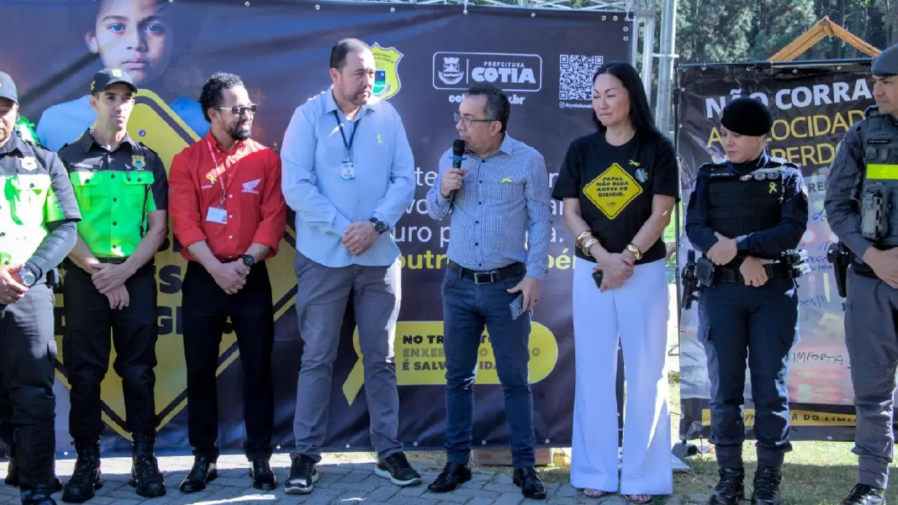 Prefeitura de Cotia amplia ações educativas no Maio Amarelo