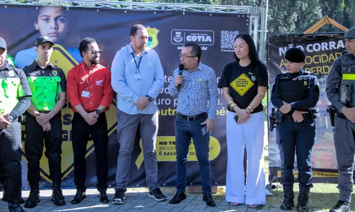 Prefeitura de Cotia amplia ações educativas no Maio Amarelo