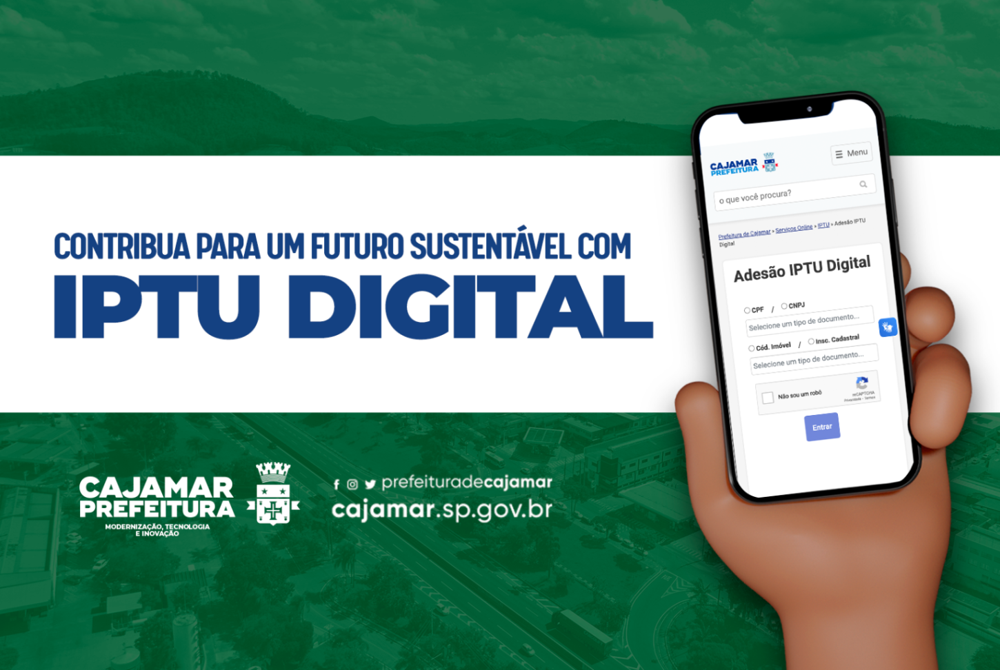 🌱 Contribua para um Futuro Sustentável com o IPTU Digital! 🌍
