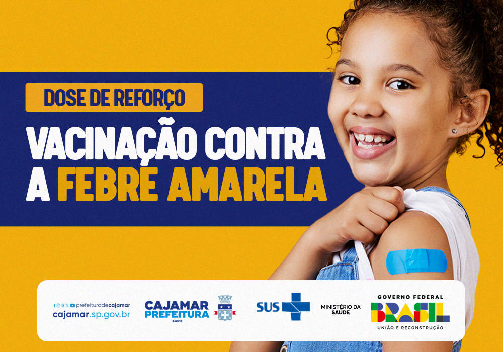 Saúde convoca a população para dose de reforço contra a febre amarela