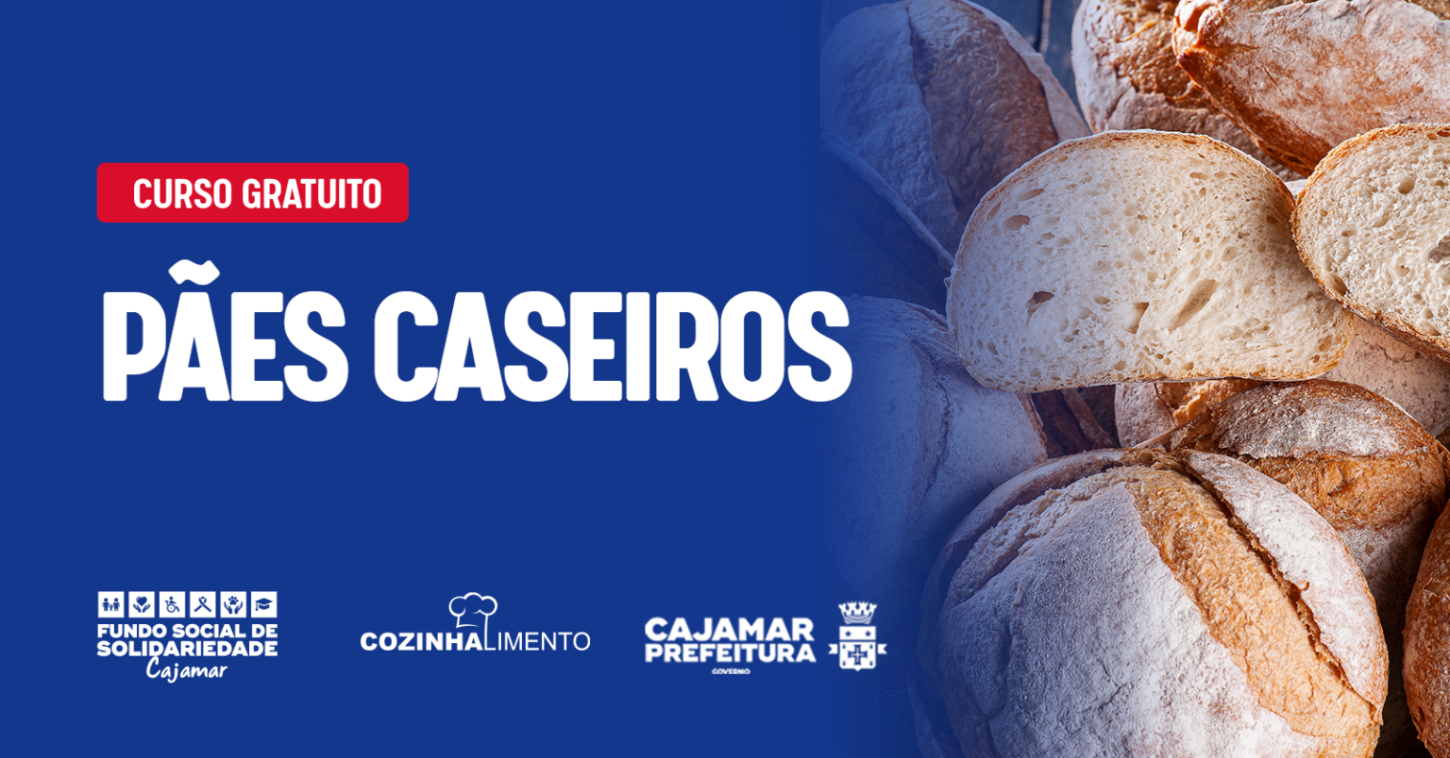 Projeto Cozinhalimento abre inscrições para curso de “Pães Caseiros”