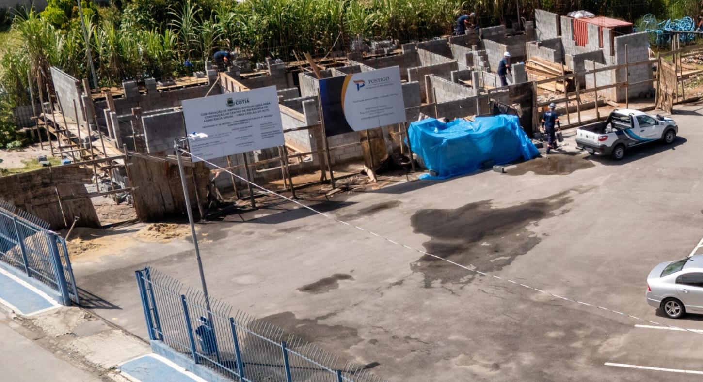 Prefeitura segue com a obra de construção do novo CRAS CREAS Caucaia do Alto