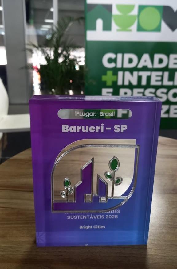 Barueri mantém liderança e é novamente a cidade mais sustentável do Brasil