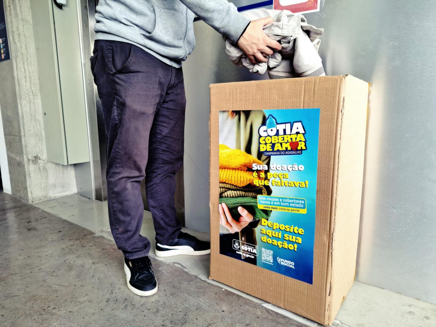 População ainda pode participar da Campanha do Agasalho do Fundo Social