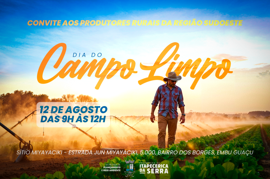 SPMA e agricultores da região se preparam para o Dia do Campo Limpo