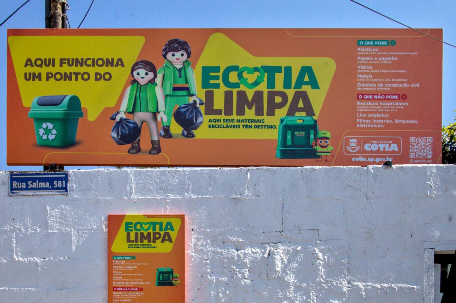 Ecotia Limpa: região da Granja Viana ganha ecoponto para descarte de entulho e recicláveis