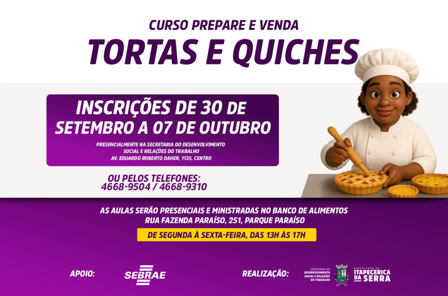 Oportunidade: curso 