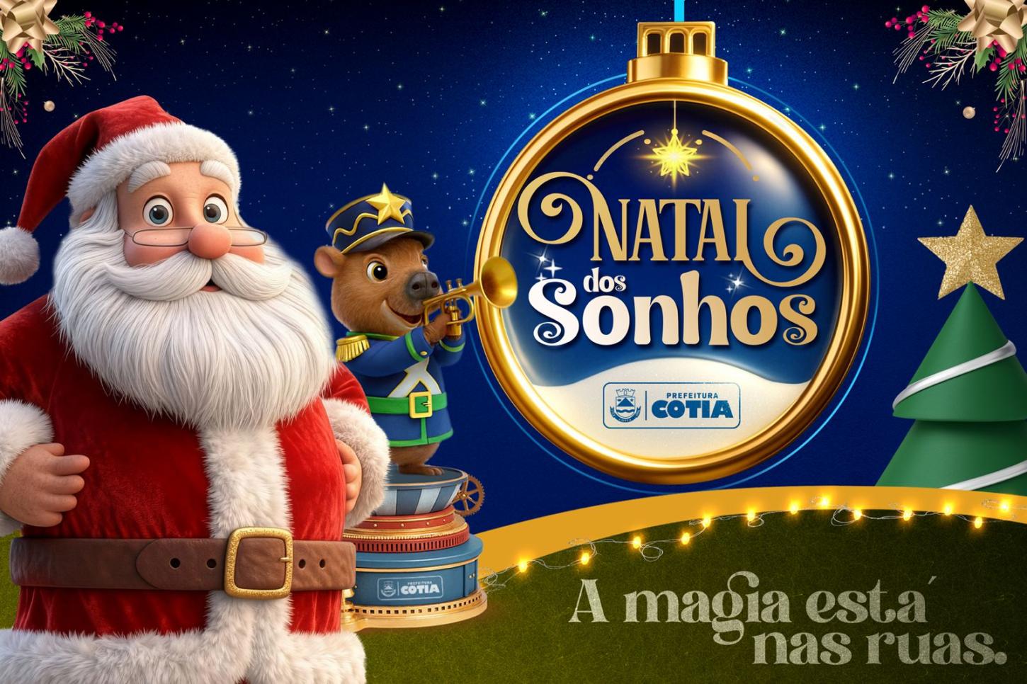 Natal dos Sonhos será aberto nesta sexta-feira (12) em Caucaia do Alto