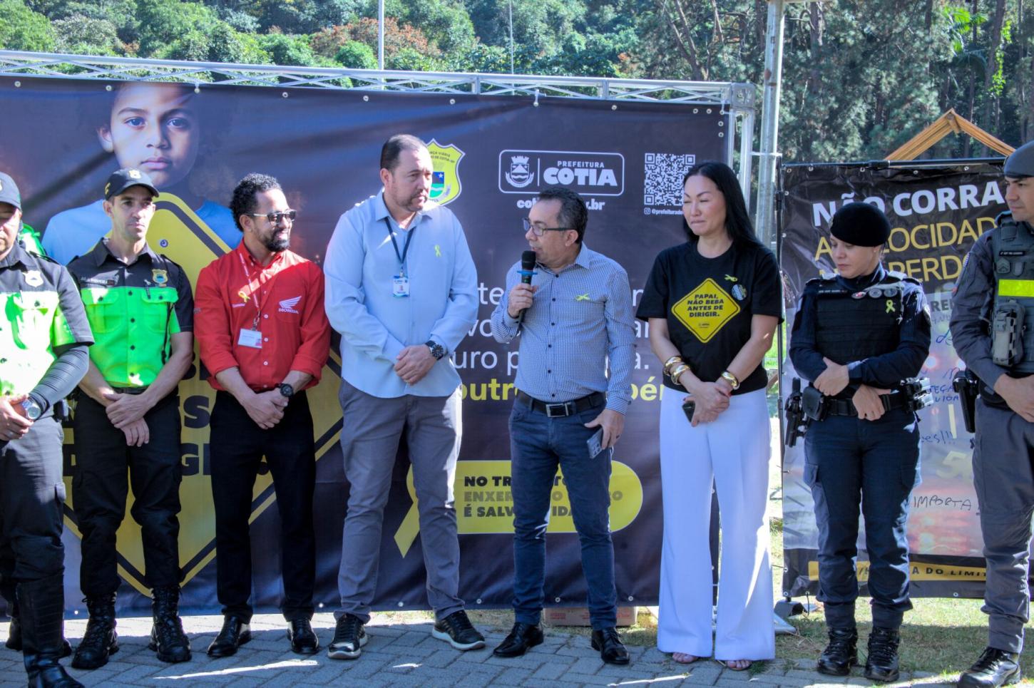 Prefeitura de Cotia amplia ações educativas no Maio Amarelo